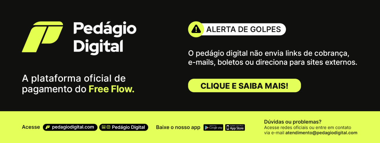 Imagem sobre pedágio digital