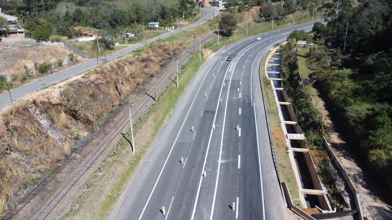 Sinalização no trecho já duplicado