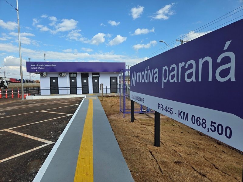 Nova base da Motiva Paraná na PR-445 em Londrina - Crédito: Comunicação Motiva Paraná