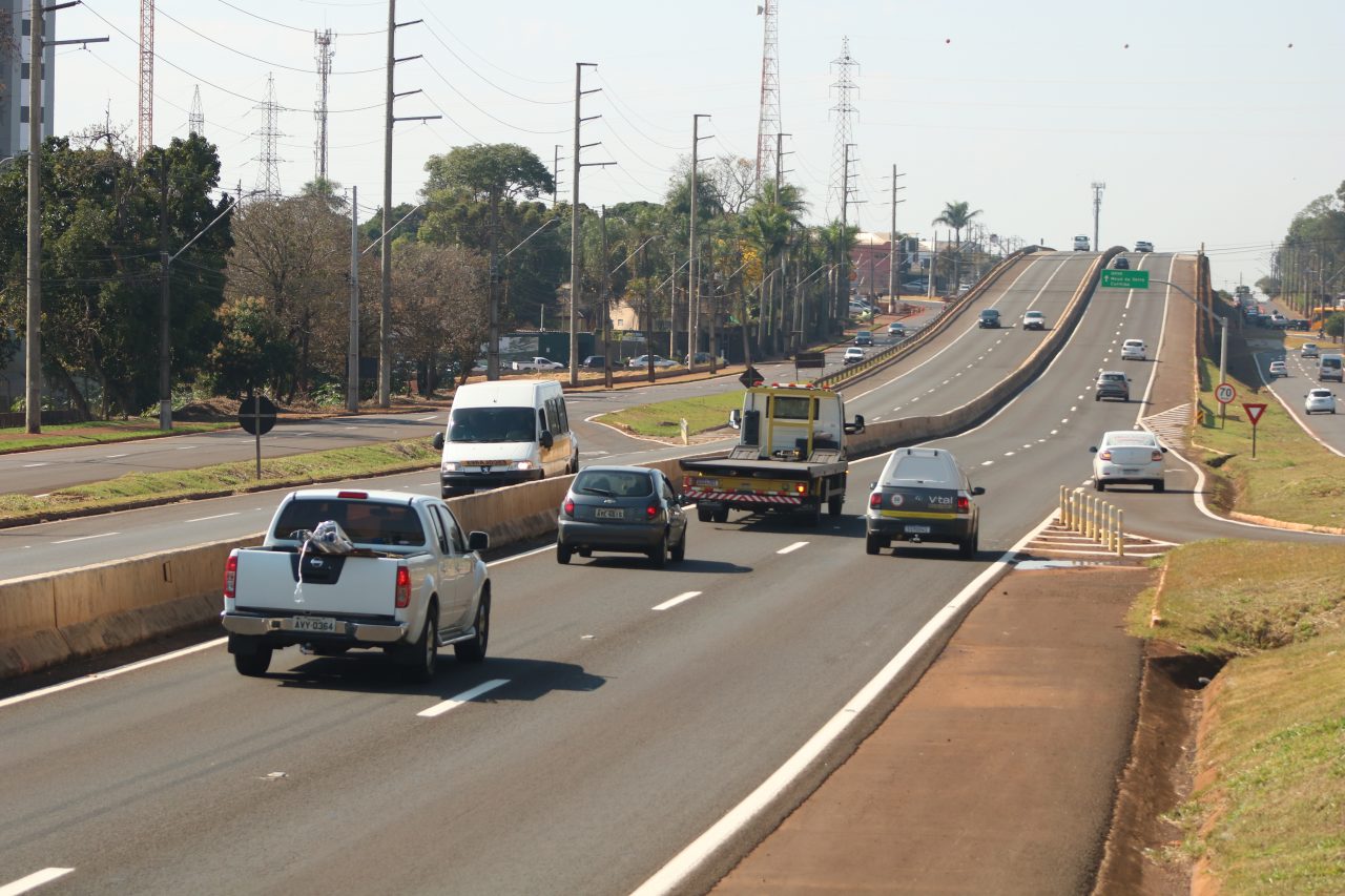 Trecho da PR-445 em Londrina - Créditos: Comunicação Motiva Paraná