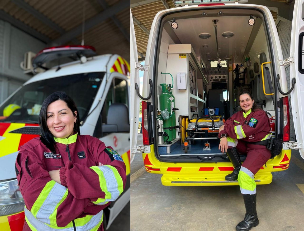 Caroline Betim e Tatiane Cordeiro, socorristas da Motiva Paraná - Créditos: Comunicação Motiva Paraná
