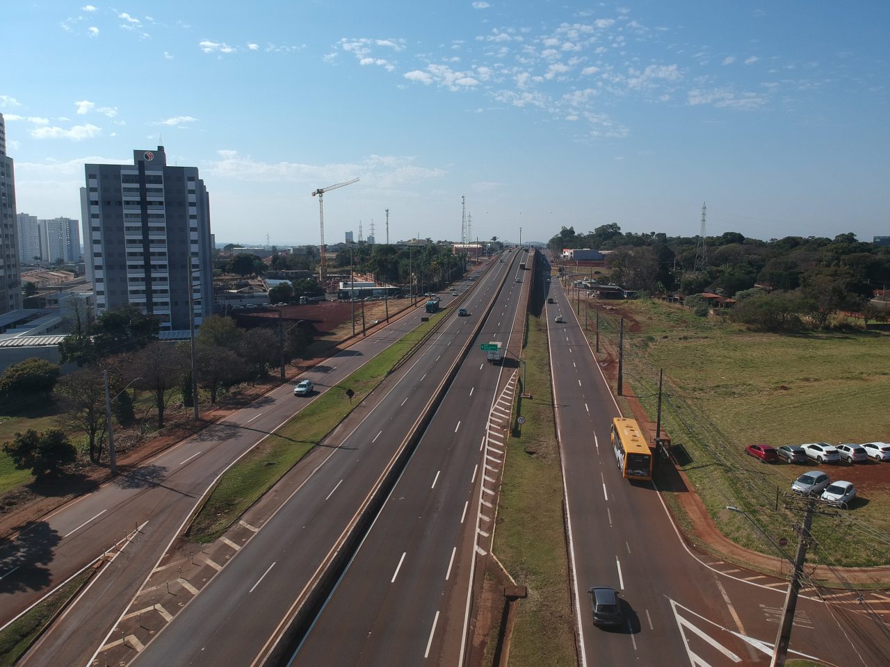 Trecho urbano da PR-445, em Londrina, recebe intervenções de pavimentos e conservação - Créditos: Comunicação Motiva Paraná