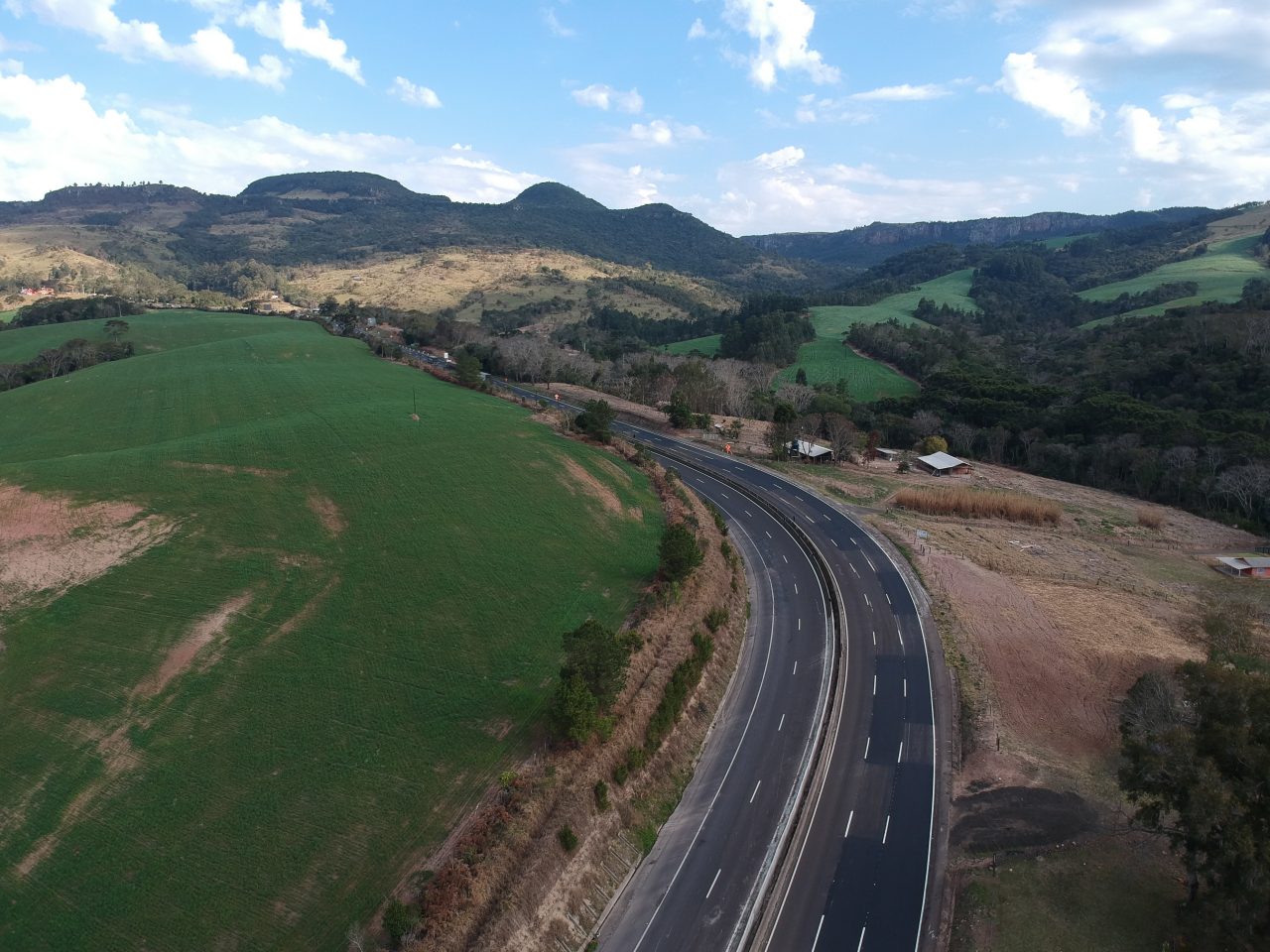 Trecho da PR-445, em Tamarana - Créditos: Comunicação Motiva Paraná