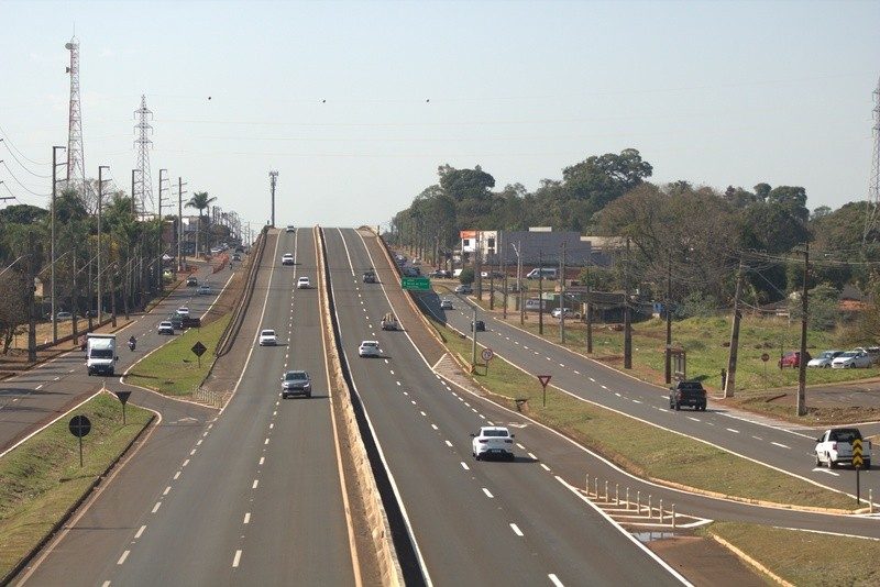 Trecho urbano da PR-445 em Londrina 