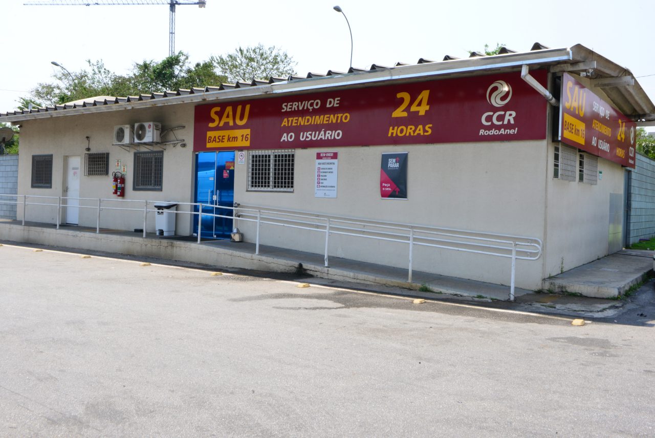 Base de Atendimento da CCR RodoAnel, localizada no km 16, em Osasco.